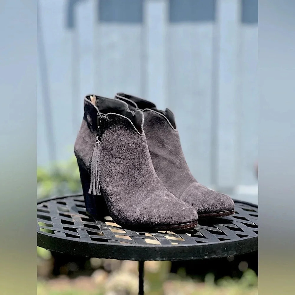 Rag & Bone — Suede Ankle Booties - Picture 1 of 7